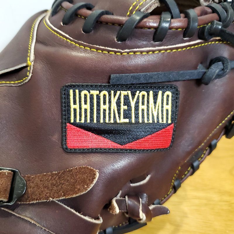 ハタケヤマ 心 25th Anniversary 創業25周年記念 限定モデル 復刻ラベル HATAKEYAMA 一般用大人サイズ キャッチャーミット 軟式グローブ_画像9