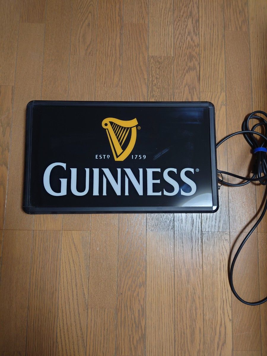 レアGUINNESS ギネス ライトサイン電飾看板 照明 アメリカ雑貨 レアGUINNESS ギネス ライトサイン電飾看板 照明 アメリカ雑貨