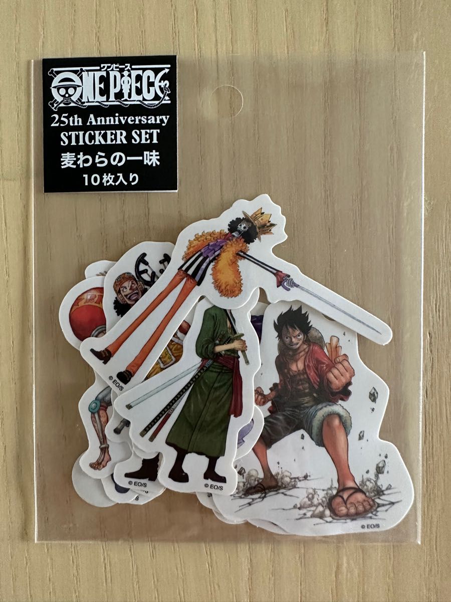 新品・未開封】ONE PIECE ワンピース25th Anniversary STICKER 新品・未開封】ONE PIECE ワンピース25th Anniversary STICKER