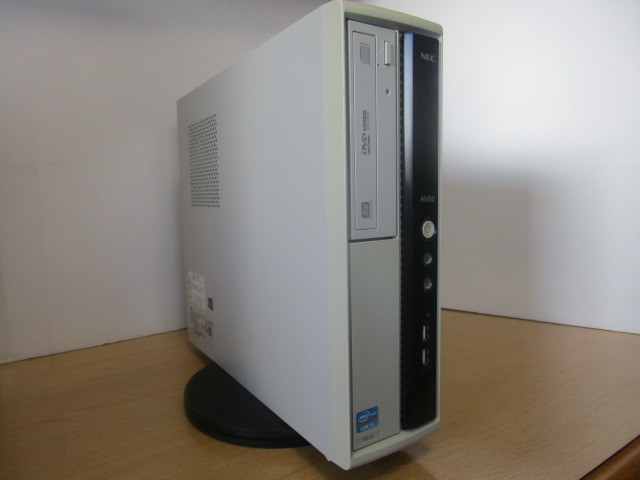 ★送料無料／②NEC PC-MK34LLZZJFSG／Windows10 64bit／CPU:Core i3 3240 3.40GHz/メモリ4GB/HDD250GB／ソフト（LibreOffice7.6、他）付き