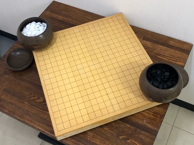 G-361】▽ 美品 △ 碁盤&囲碁セット ▽-