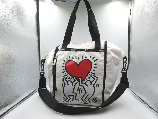 完売 大容量 トートバッグ コラボ Haring Keith ラブリフト 2way