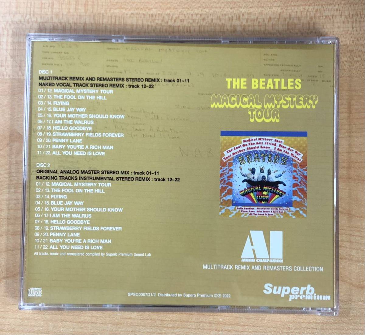[2CD] THE BEATLES / MAGICAL MYSTERY TOUR : AI - AUDIO COMPANION MULTITRACK REMIX AND REMASTERS_画像2