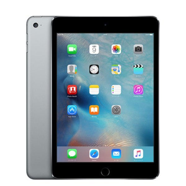 美品 iPad mini4 128GB スペースグレイ A1550 Wi-Fi+Cellular 7.9インチ 第4世代 2015年 本体 中古 SIMフリー