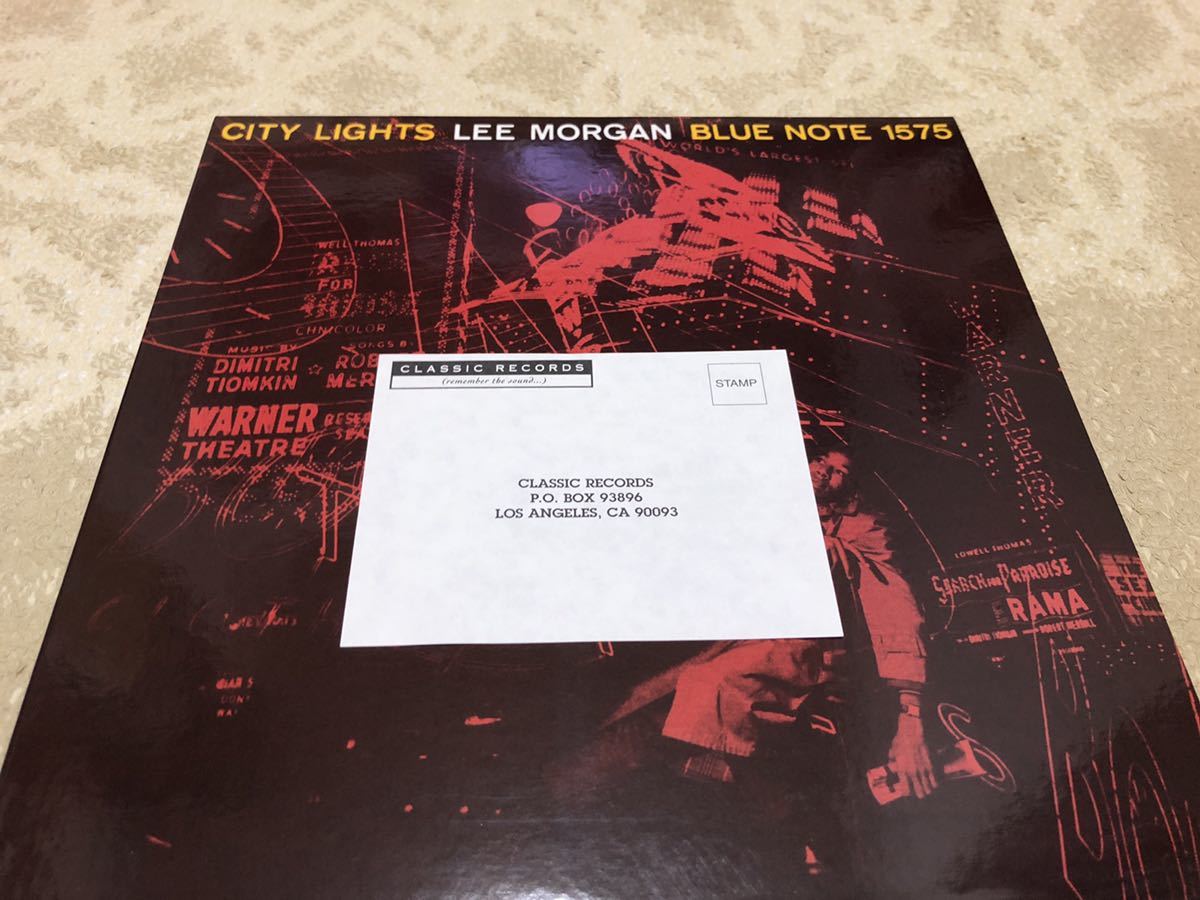 Classic Records Lee Morgan City Lights Quiex SV-P 200g Mono Classic Records Lee Morgan City Lights Quiex SV-P 200g Mono