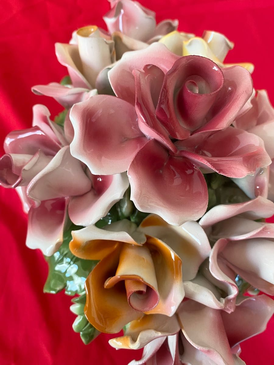 リーガルバッサーノ 西洋陶器 花籠 アンティーク リーガルバッサーノ 西洋陶器 花籠 アンティーク|家具・インテリア