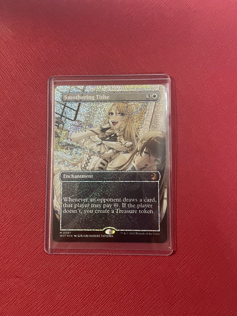 MTG 息詰まる徴税　コンフェッティFoil 英語　エルドレインの森_画像3