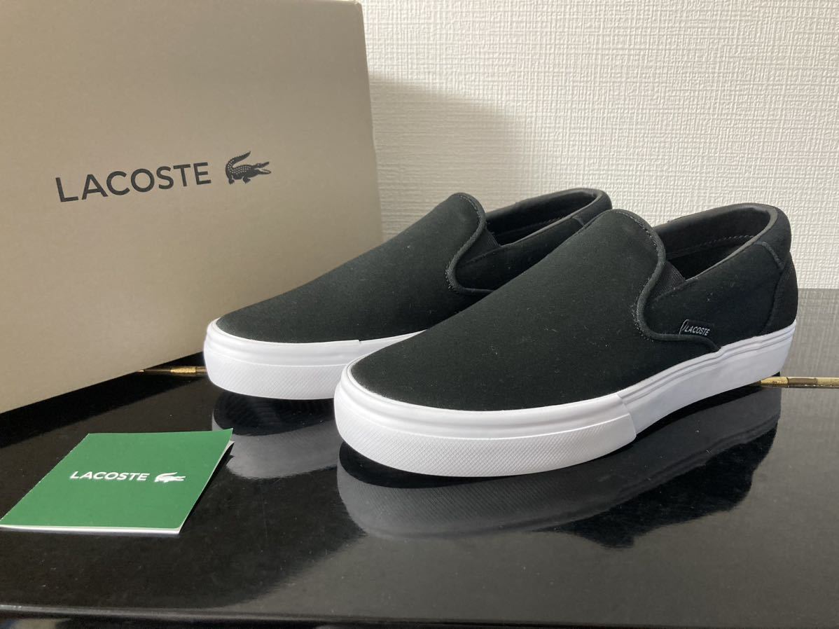 新品未使用品26.5cmラコステ（lacoste）メンズスニーカースリッポンJUMP SERVE SLIP_画像1