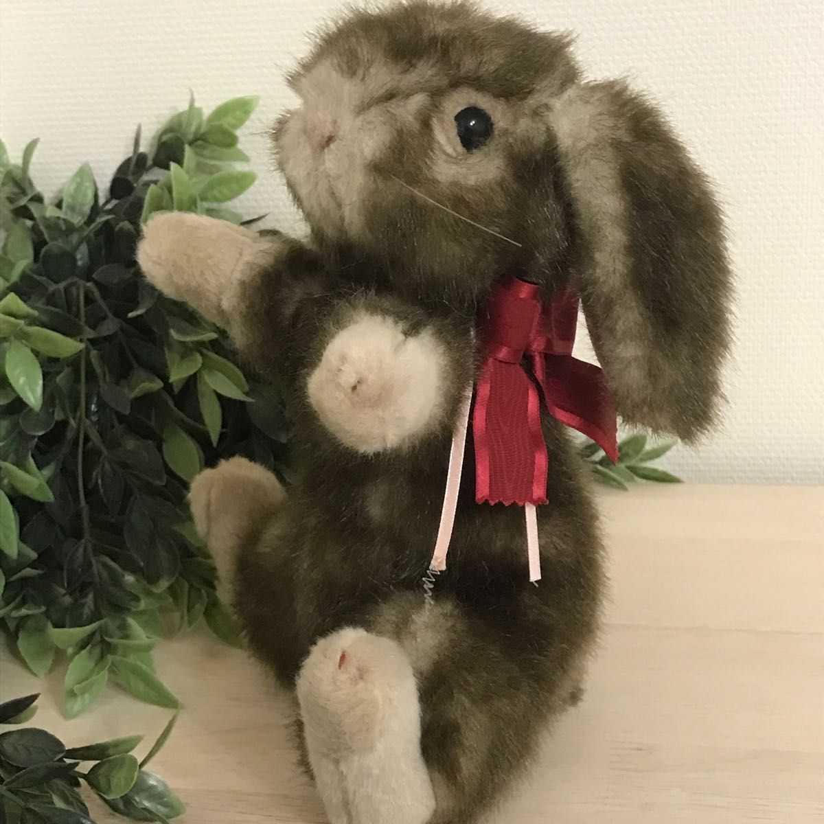 日本製 吉徳 ロップイヤー うさぎ ぬいぐるみ ブラウン 日本製 吉徳 ロップイヤー うさぎ ぬいぐるみ ブラウン