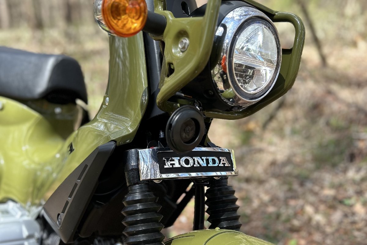 クロスカブ50/110フォークエンブレムキットHONDAエンブレム 【ミニモト】【minimoto】【ホンダ 4mini】【ツーリング】【カスタム】_画像4