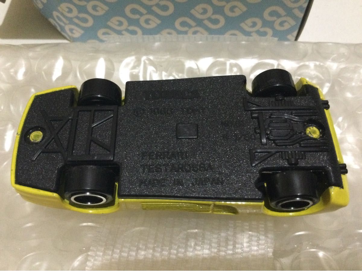 トミカ フェラーリ テスタロッサ カーグラフィック 特注 CG 黄色 トミカ フェラーリ テスタロッサ カーグラフィック 特注 CG 黄色