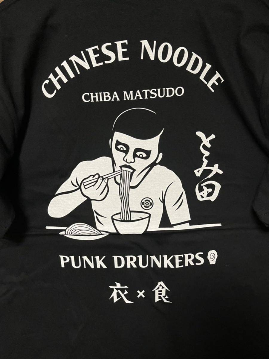 PUNKDRUNKERS パンクドランカーズ　ラーメンとみ田　コラボ　Tシャツ M_画像2