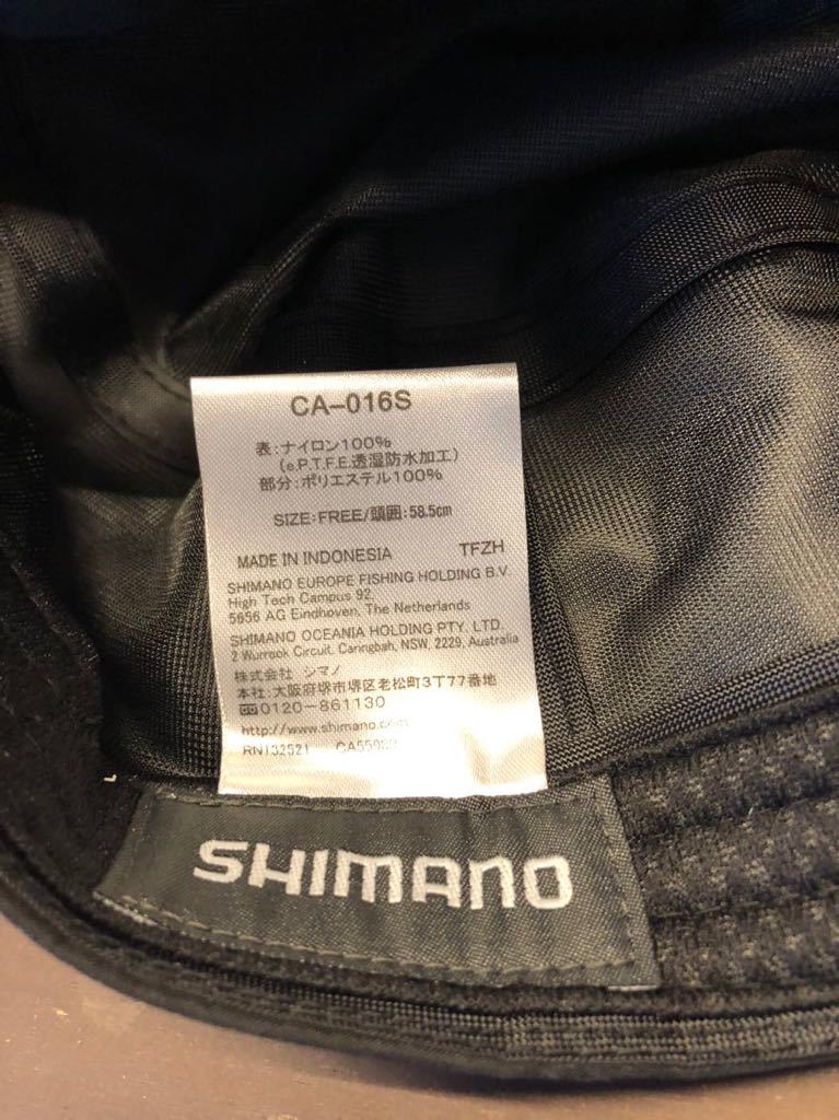 SIMANO GORE-TEX ベーシックレインワークキャップ レア 希少 SIMANO GORE-TEX ベーシックレインワークキャップ レア 希少