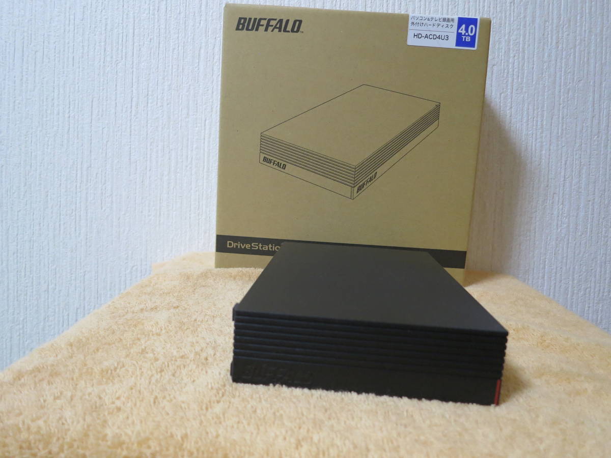 バッファローパソコン・テレビ録画用・外付けハードディスク・HD-AC4U3