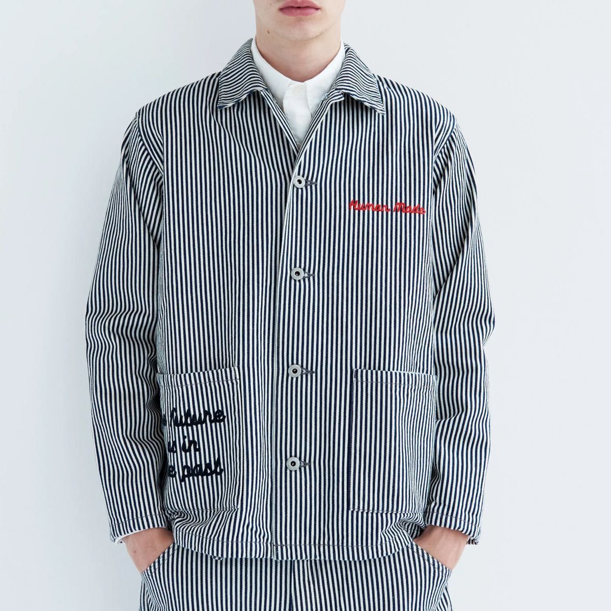 HUMAN MADE HICKORY COVERALL JACKET ヒッコリー カバーオール HUMAN MADE HICKORY COVERALL JACKET ヒッコリー カバーオール