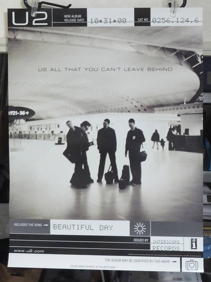 U2 - ALL THAT YOU CAN'T LEAVE BEHIND /ポスター!!_画像1