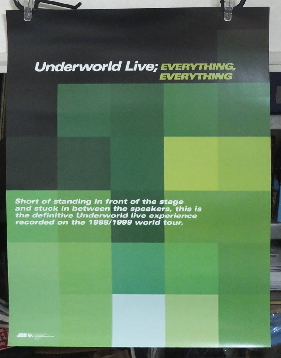 Underworld Live; EVERYTHING, EVERYTHING /ポスター!!_画像1