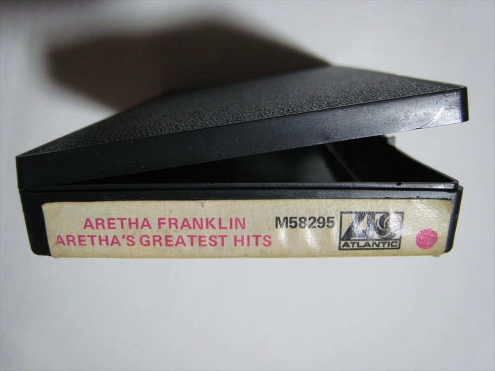 【カセットテープ】 ARETHA FRANKLIN / ARETHA'S GREATEST HITS US版 スナップケース アレサ・フランクリン グレイテスト・ヒット_画像4