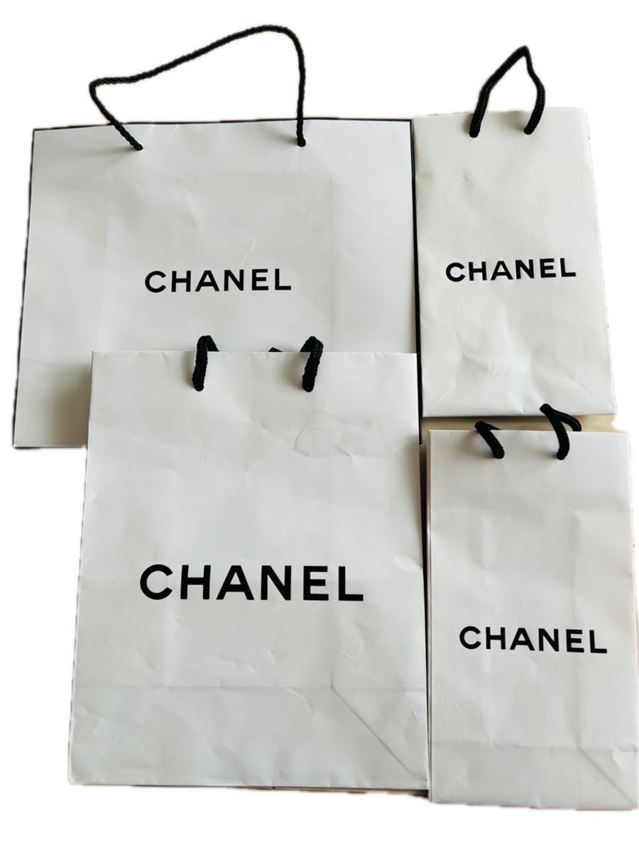 CHANEL シャネル ショップ袋 4枚セット - ショップ袋