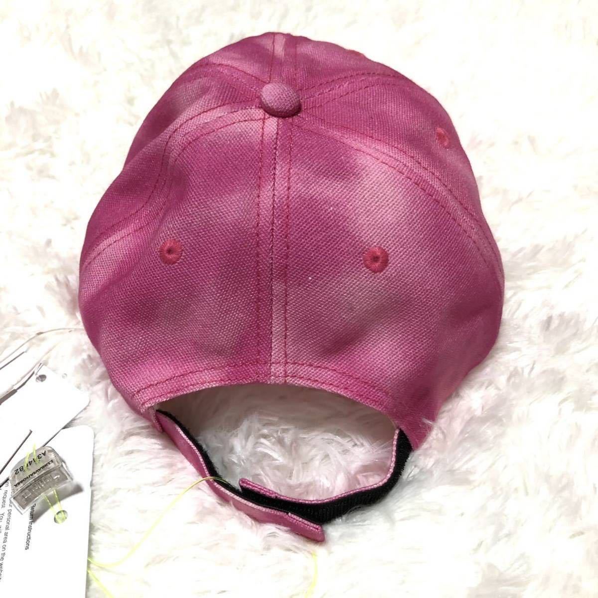 【新品】GANNI ガニー オーガニックコットン キャップ 帽子 ピンクの画像8