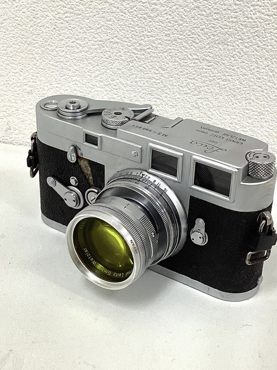 正規品! Leica ライカM3 現状品 ＃１２５７４ 5CM F2 フィルムカメラ