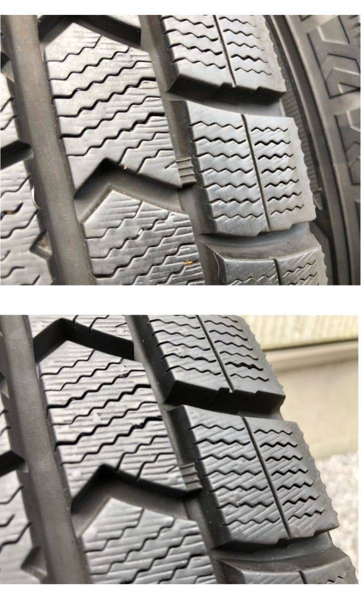 バリ山 スタッドレス４本セット ダンロップウインターマックス０２ 195/65r15 トヨタ専用_画像9