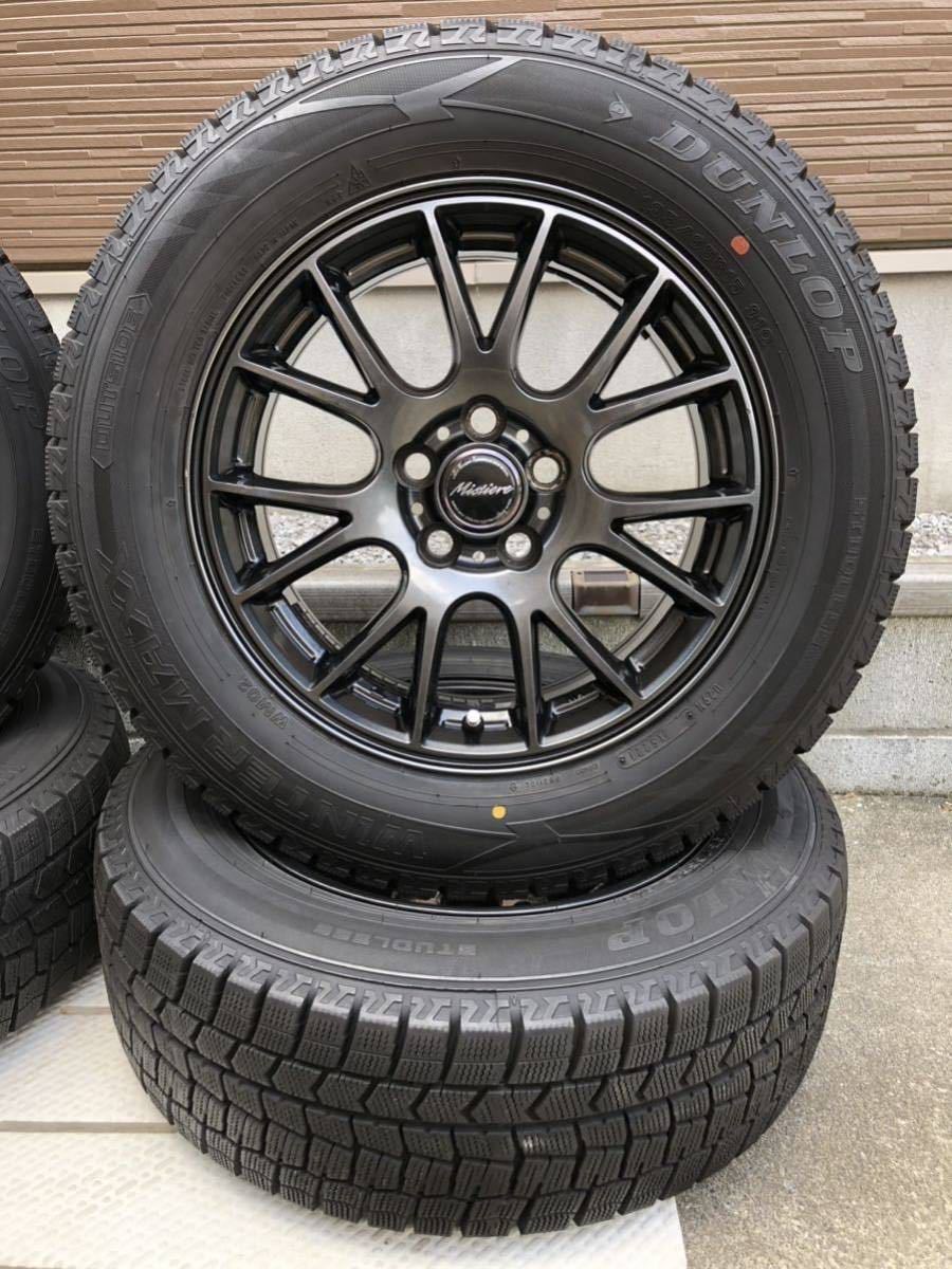 バリ山 スタッドレス４本セット ダンロップウインターマックス０２ 195/65r15 トヨタ専用_画像1