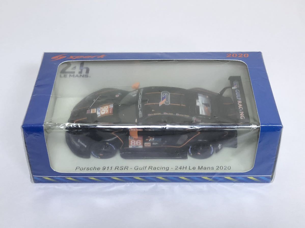スパーク 1/43 ポルシェ 911 RSR #86 Gulf Racing 24H Le Mans 2020 ミニカー 未開封