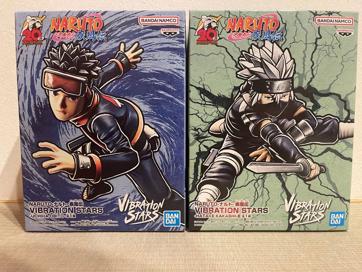 NARUTO ナルト VIBRATION STARS フィギュア カカシ オビト 2点セット