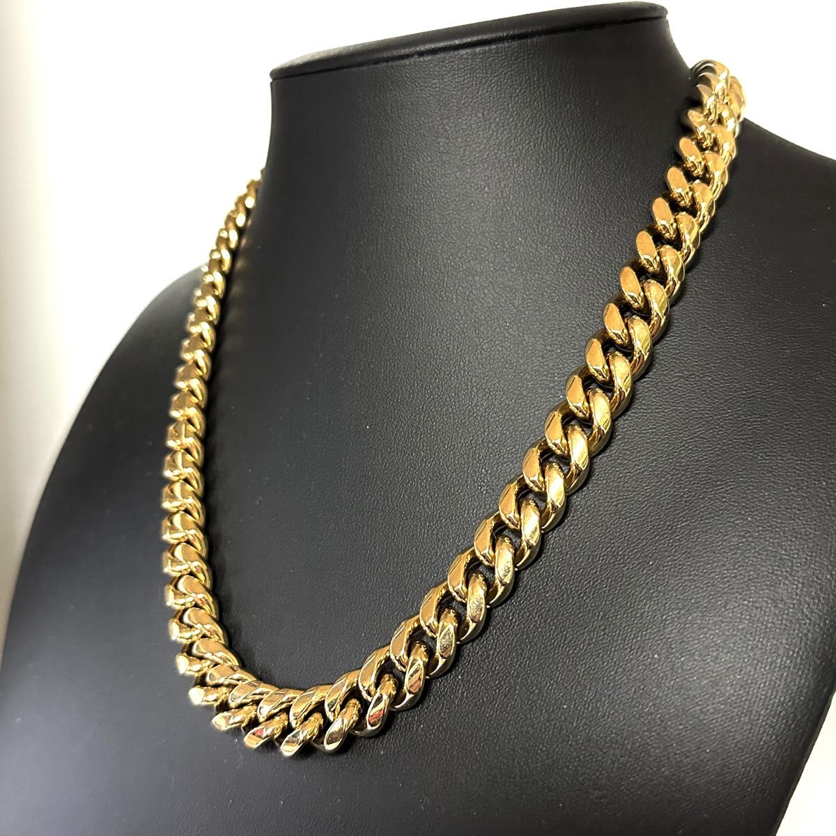 喜平ネックレス 45cm 幅12mm サージカルステンレス 喜平チェーン