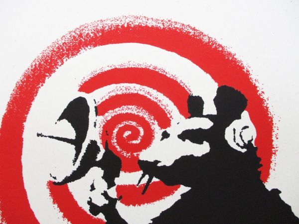 希少 WCP Banksy バンクシー RADAR RAT リプロダクション シルクスクリーン プリント 現代アート 限定品_画像2