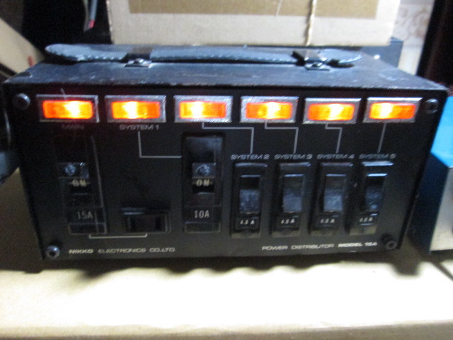 ＊NIKKO-MODEL-15A-パワーディストリビューター電気BOXーLEAD-電気BOX、２台、