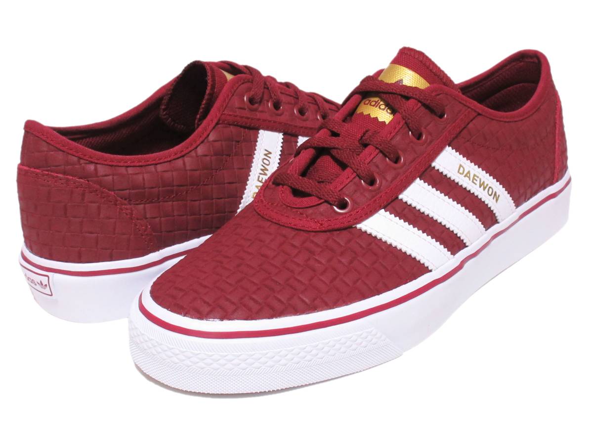 # Adidas Adi e-s × Daewoo .n темный красный / белый новый товар 28.0cm adidas ADI-EASE × DAEWON RED/WHITEu-bn style 