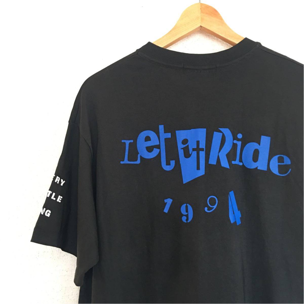 ビンテージ 90s【Let it Ride】初期 Tシャツ L 古着 裏原 ストリートAPE ELT 藤原ヒロシ グッドイナフ アメカジ USA製 アーカイブ boro_画像1