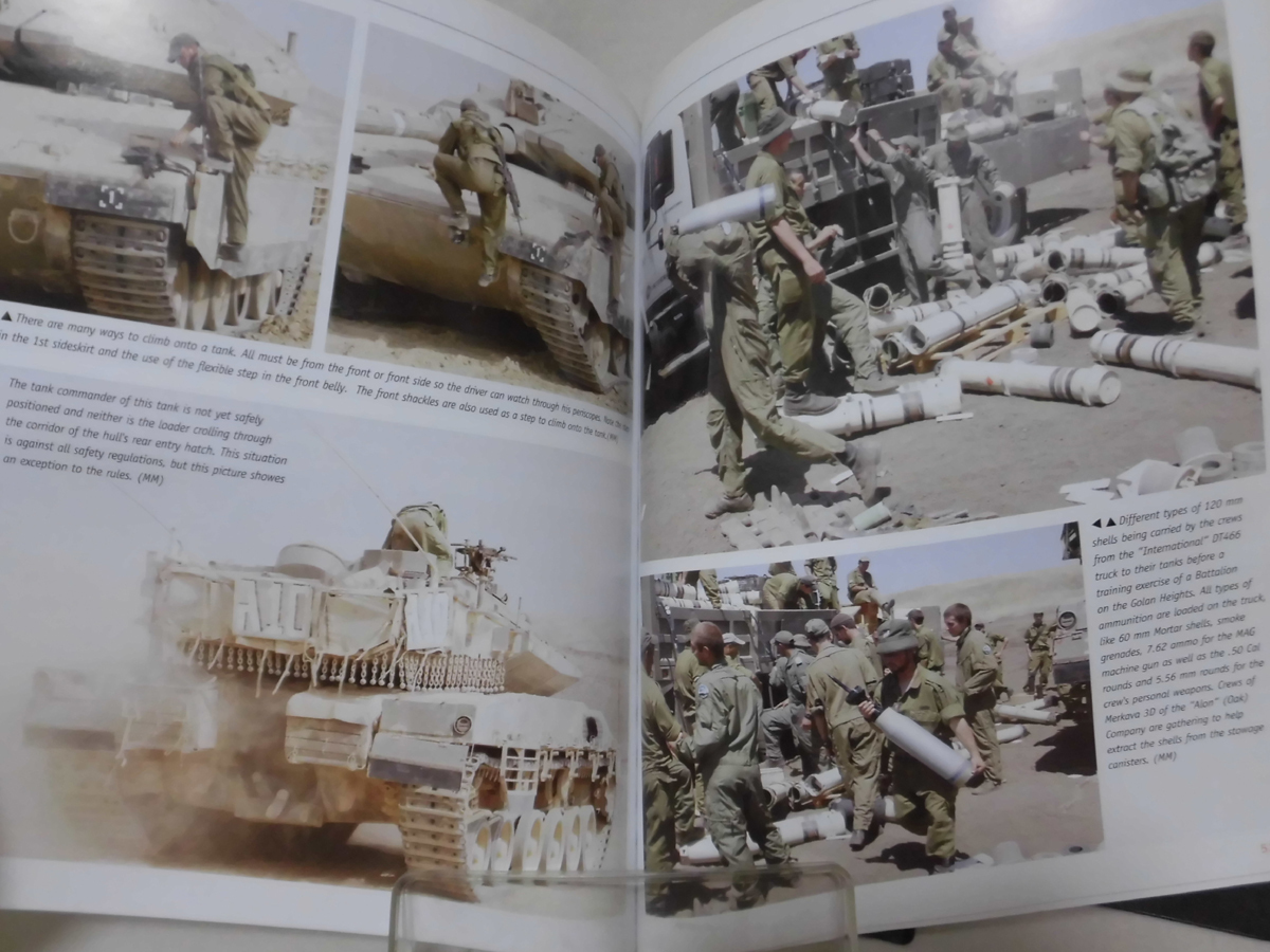 洋書 イスラエル陸軍 メルカバMk.4写真集 IDF ARMOR SERIES No.3 MERKAVA SIMAN 4 MERKAVA MK.4 IN IDF SERVICE [1]D0576_画像7