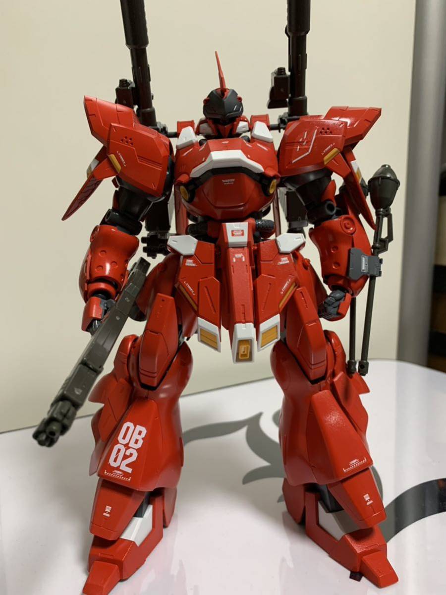 MG ケンプファー シュヴェーア レッドVer ガンプラ完成品 塗装済み_画像1