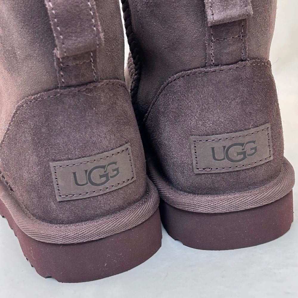 新品 UGG レディースブーツ CLASSIC MINI Ⅱ ダークブラウン 25.0cm_画像6