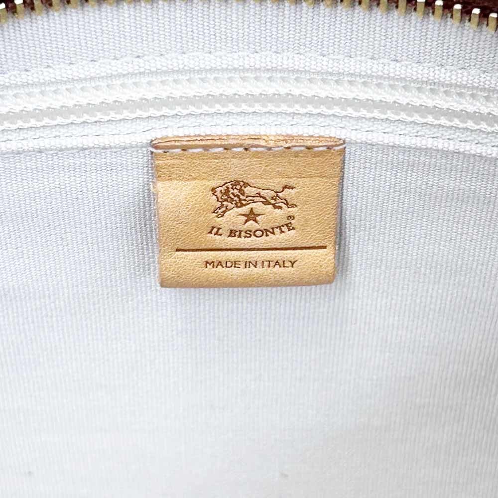 ヤフオク! - 新品 IL BISONTEイルビゾンテ レザーハンドバッグ...