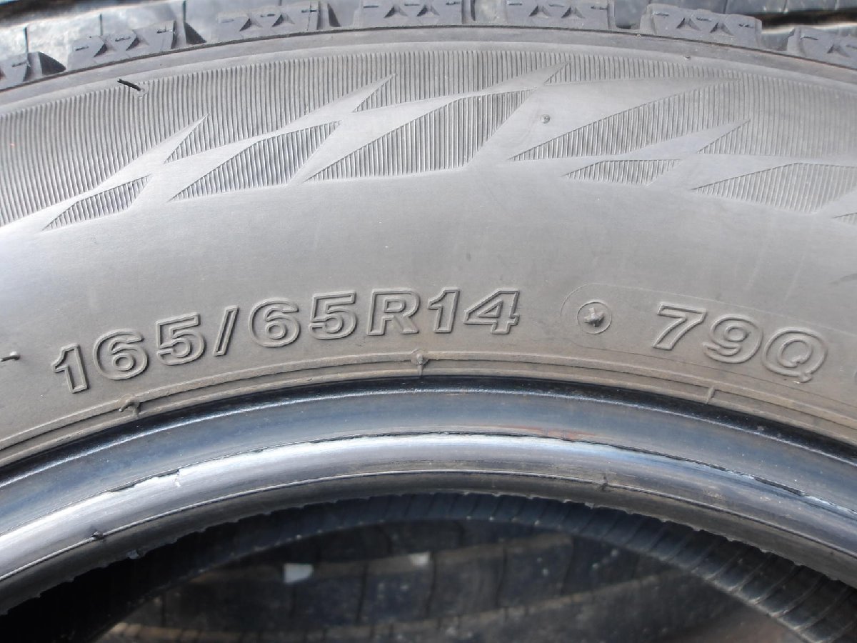 Y259 送料無料 165/65R14 冬4本セット スタッドレス 165/65-14 165-65-14 BRIDGESTONE BLIZZAK VRX2 タンク ルーミー パッソ インサイト_画像6