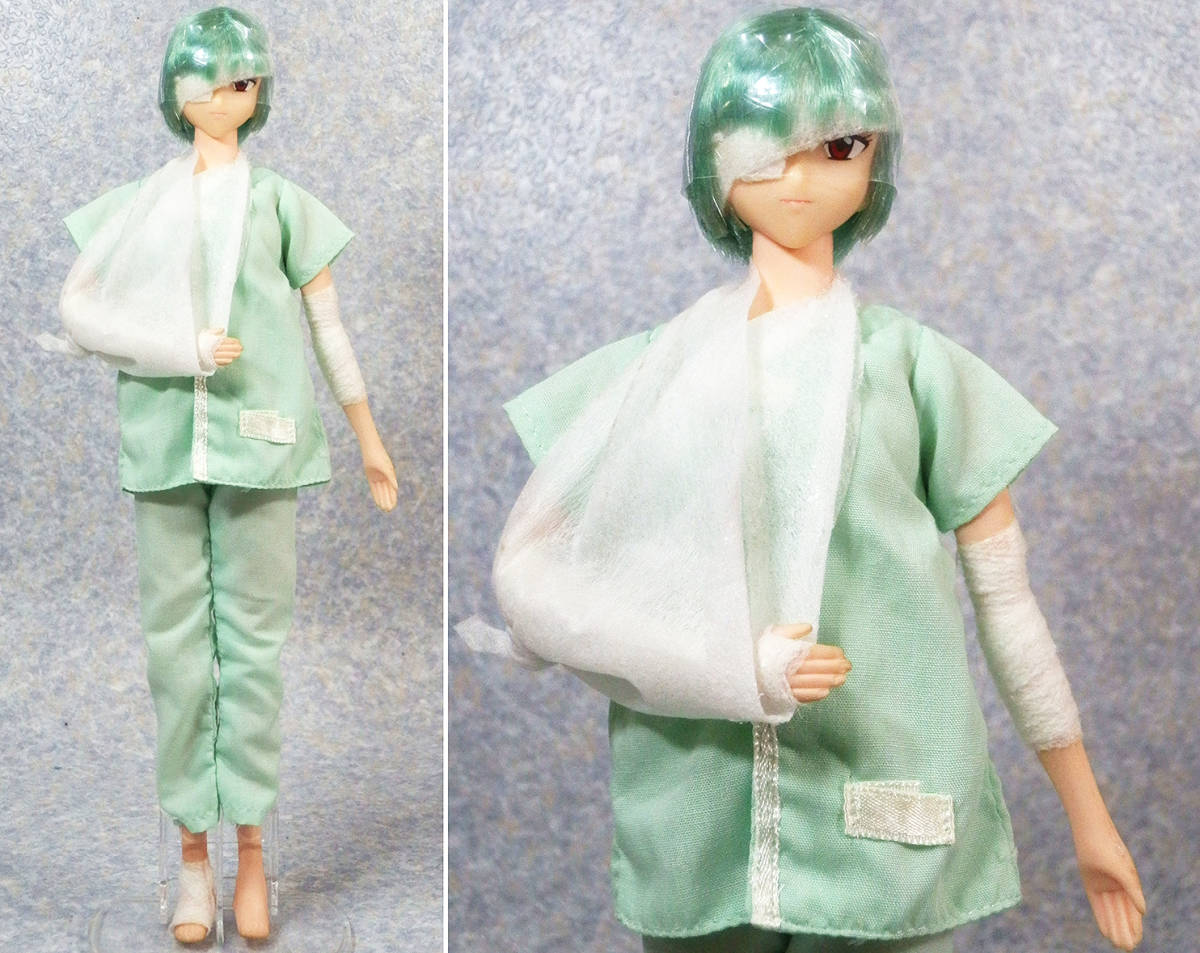 エヴァ 1/6 包帯少女 綾波レイ NERV中央総合病院 パジャマ エヴァ 1/6 包帯少女 綾波レイ NERV中央総合病院 パジャマ