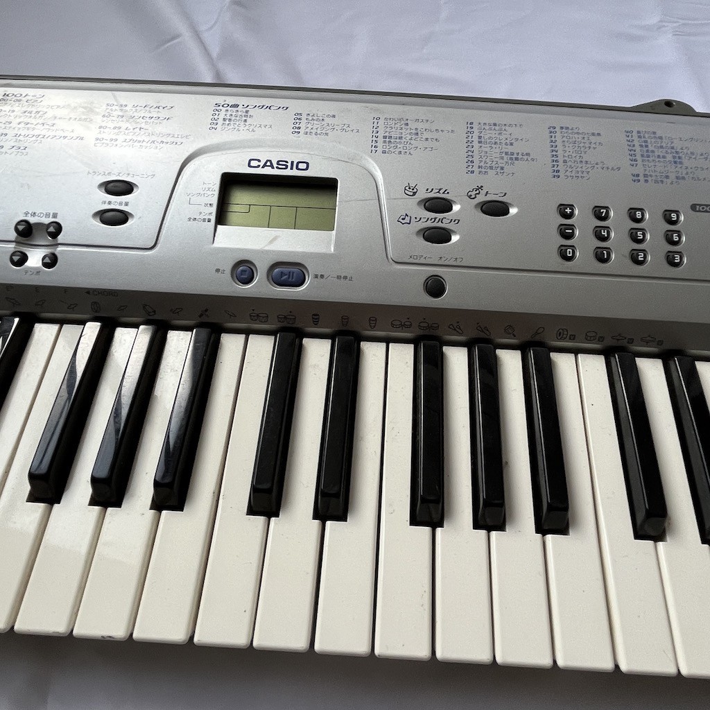 CASIO CTK-230 キーボード カシオ 電子ピアノ 動作確認済 単3電池で動く 桜 Y0923_画像3