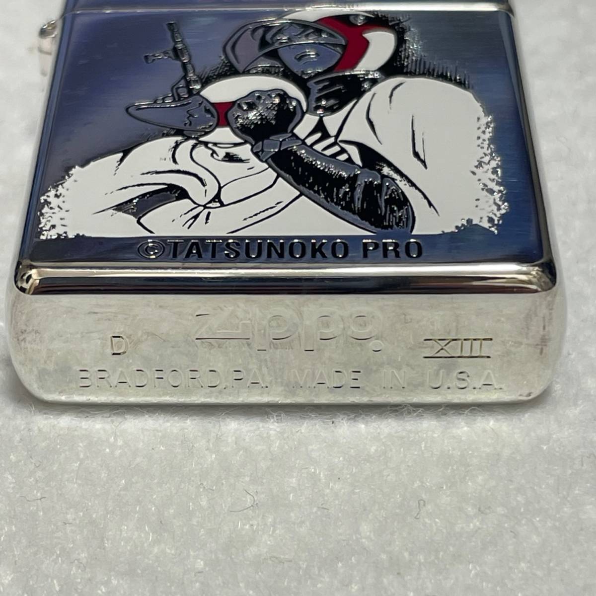 #5390　【未使用】　ZIPPO　ジッポ　科学忍者隊ガッチャマン　オイルライター　火花確認　着火未確認　長期保管品_画像5