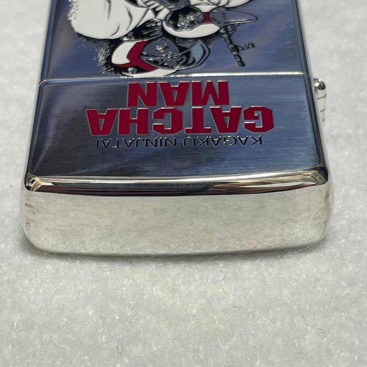 #5390　【未使用】　ZIPPO　ジッポ　科学忍者隊ガッチャマン　オイルライター　火花確認　着火未確認　長期保管品_画像6