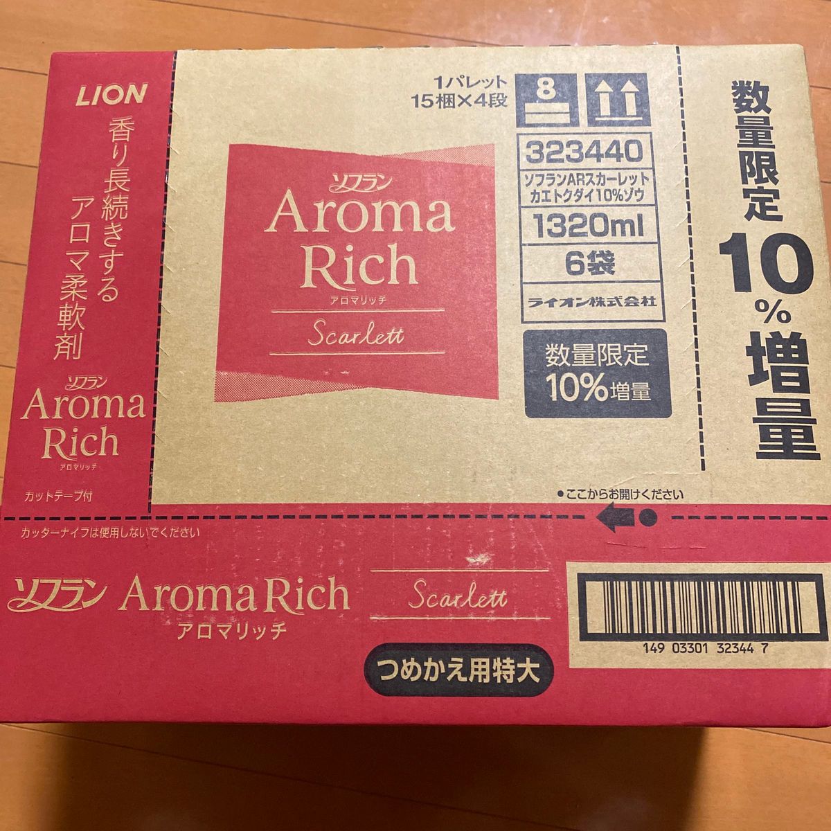 ソフランアロマリッチ スカーレット1320ml×6袋入り ケース販売｜Yahoo