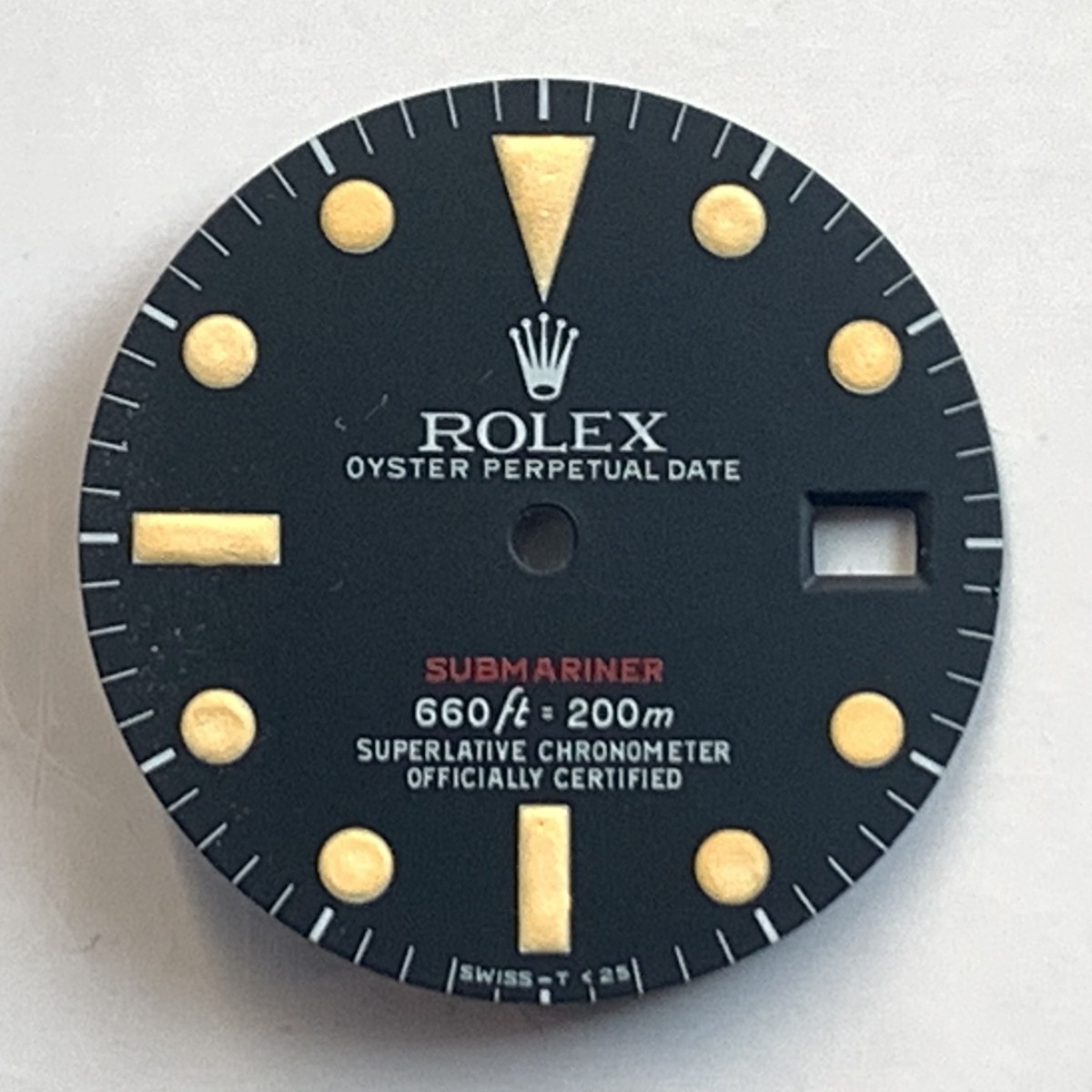 ROLEX／純正文字盤 1680 赤サブ