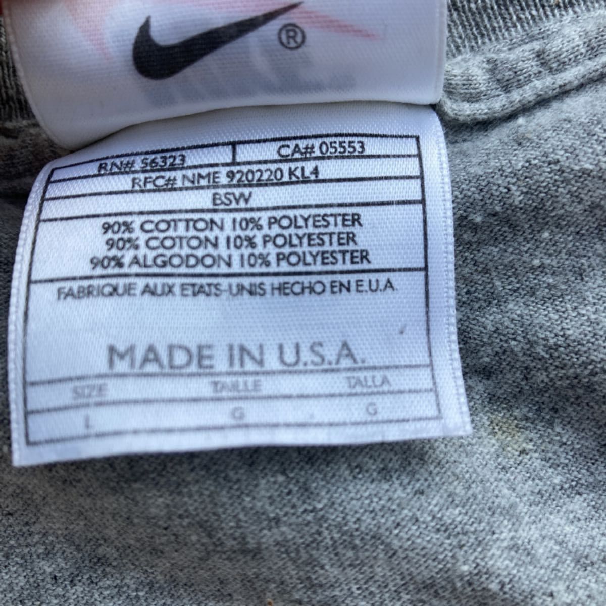 vintage s ナイキ Nike 長袖Tシャツ USA製 ロンT オーバーサイズ