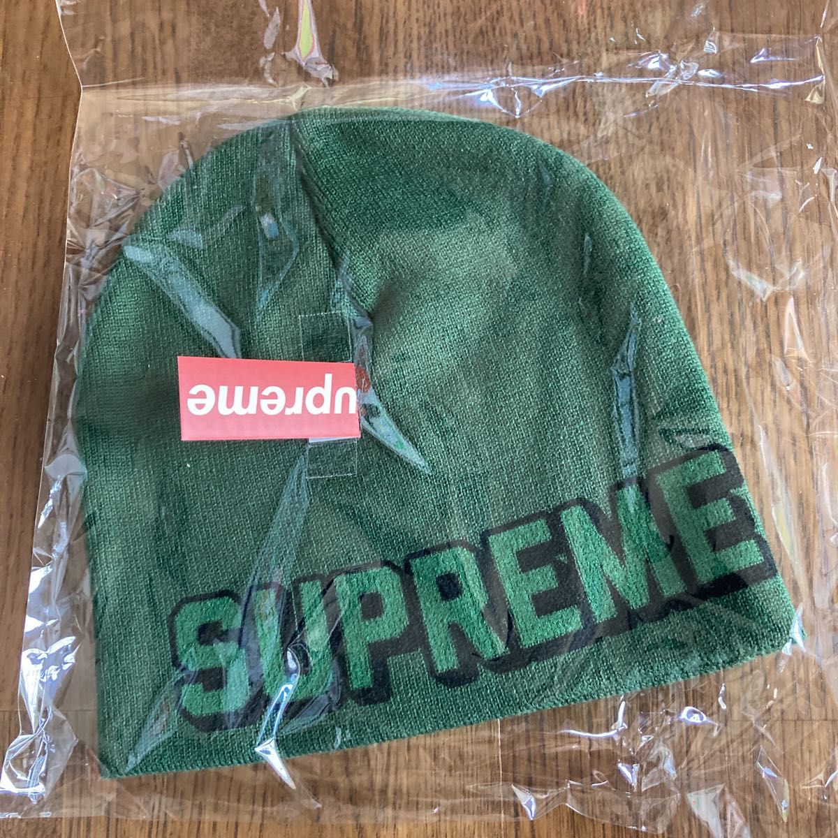 完売　ビーニー ニットキャップ ニット帽 Beanie Supreme 2023AW グリーン　新品　Dragon Beanie 