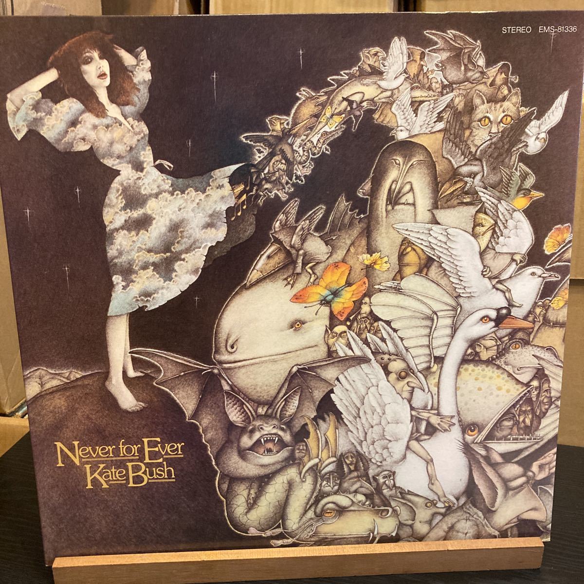 Kate Bush ケイト・ブッシュ【Never For Ever = 魔物語】KATE BUSH 美盤 EMS81336 Art Rock_画像1