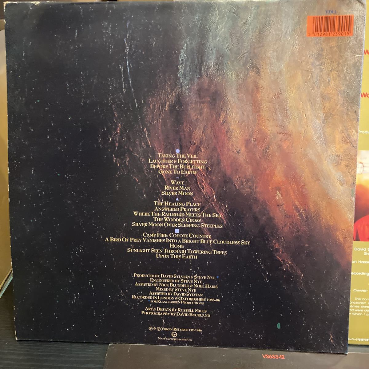 David Sylvian デヴィッド・シルビアン LPレコード まとめて3枚セット Gone To Earth / Words With The Shaman /Red Guitar_画像7