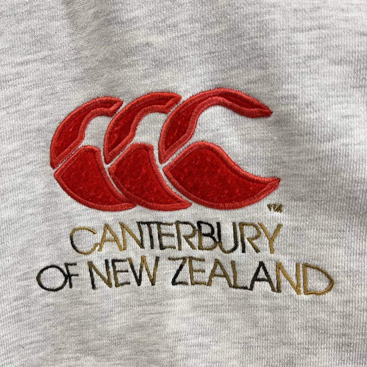 Canterbury of New Zealand スウェットトレーナー ラガーシャツ 刺繍ロゴ プルオーバー ワンポイント カンタベリー【送料一律/同梱可能】D_画像4